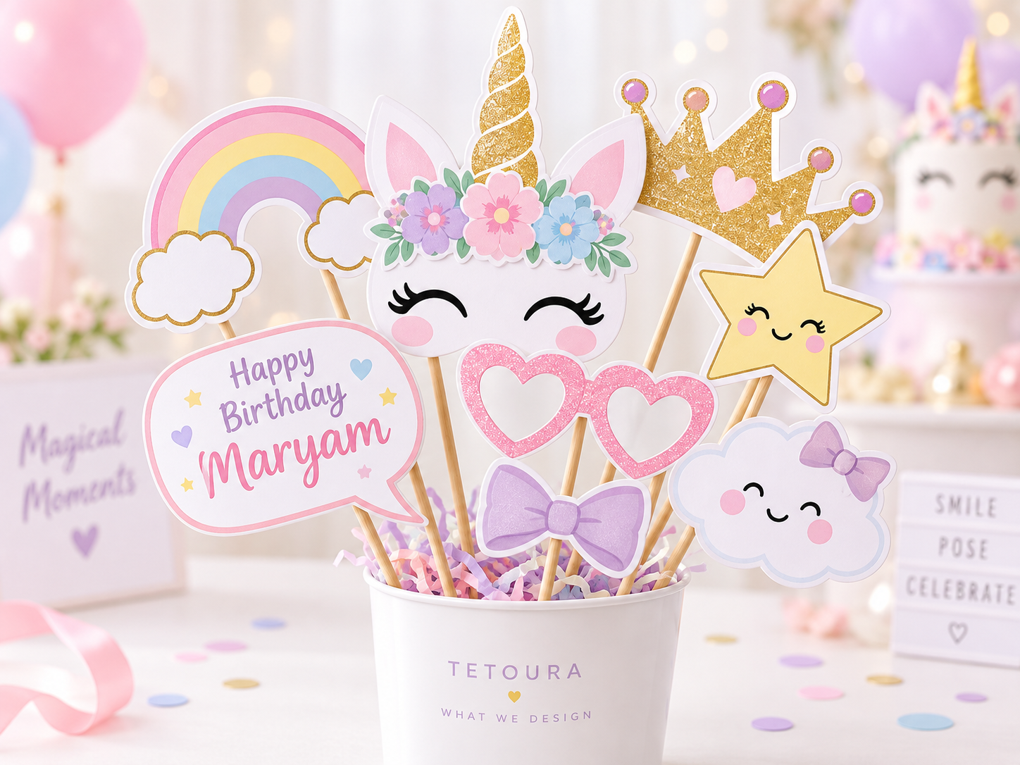 Photo Booth Props design example