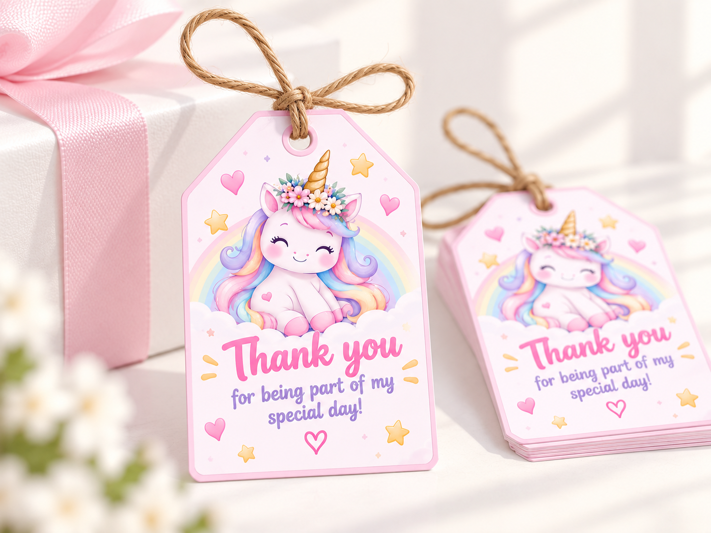 Thank-you Tags design example