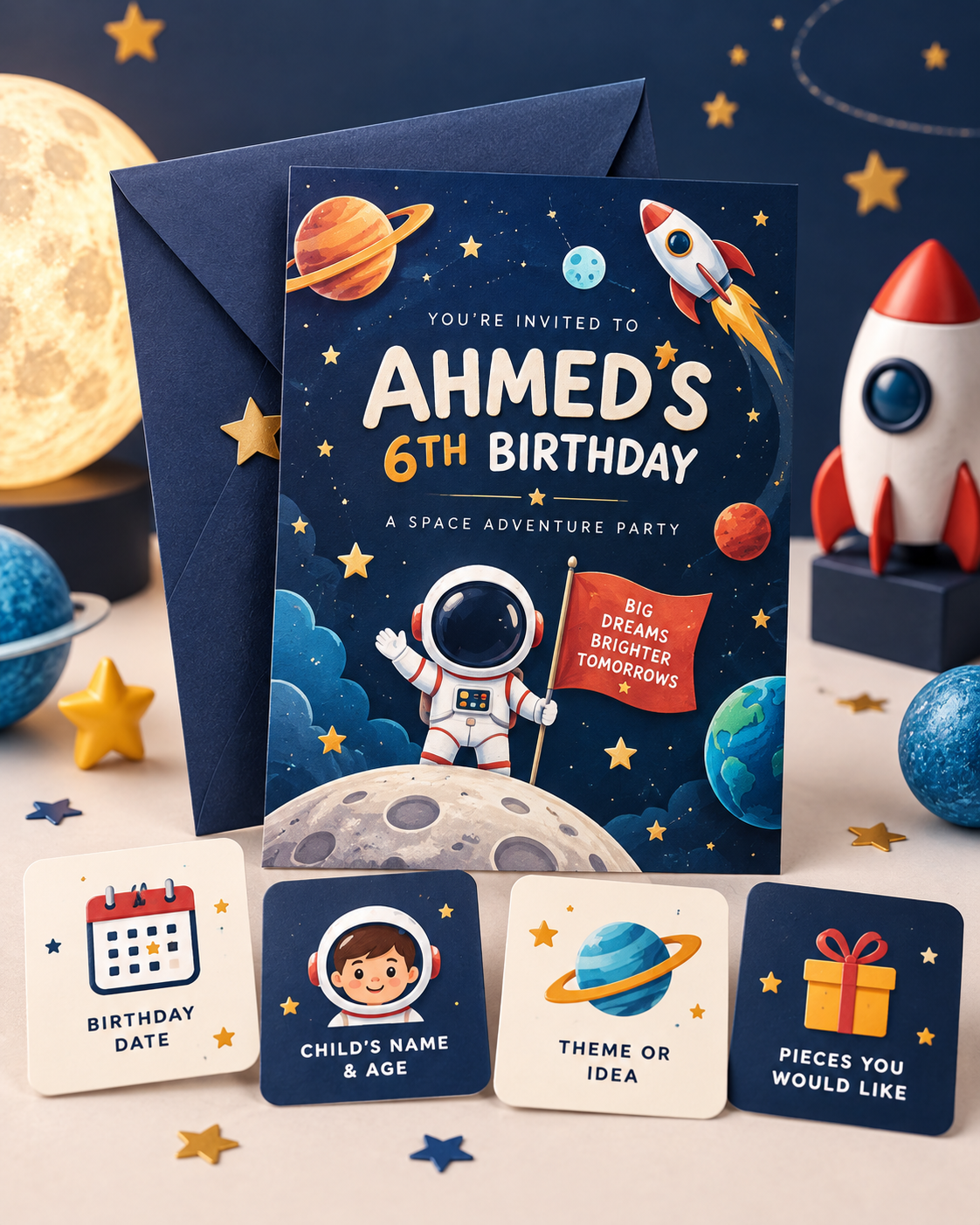 Personalised birthday invitation created by Tetoura