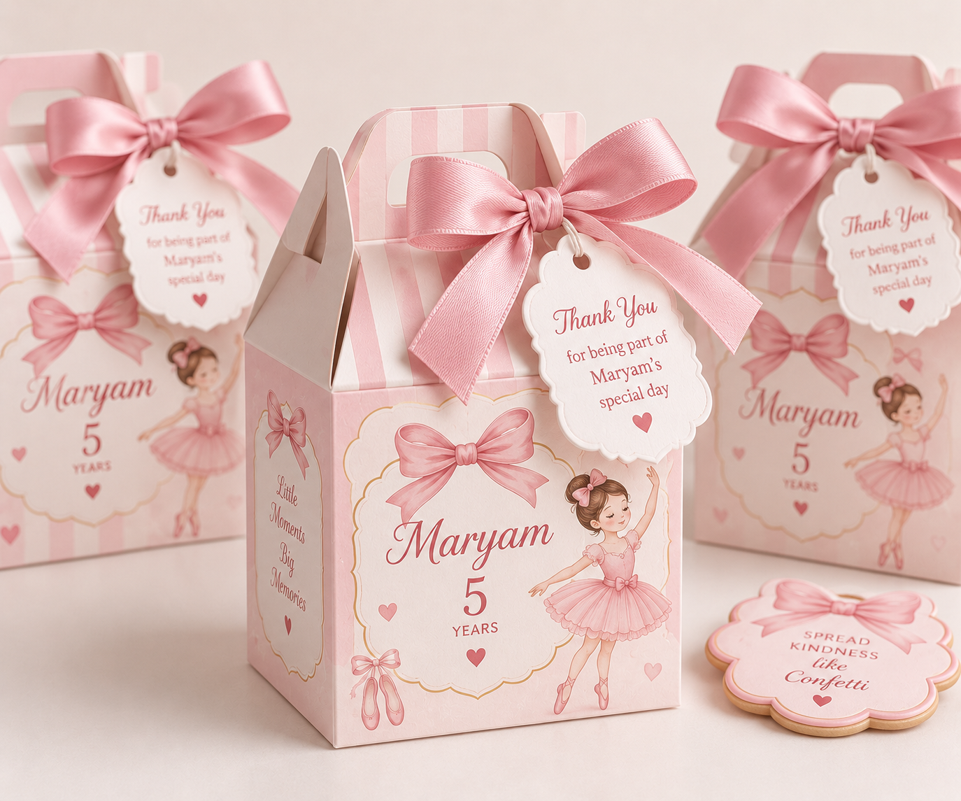 Matching birthday favour