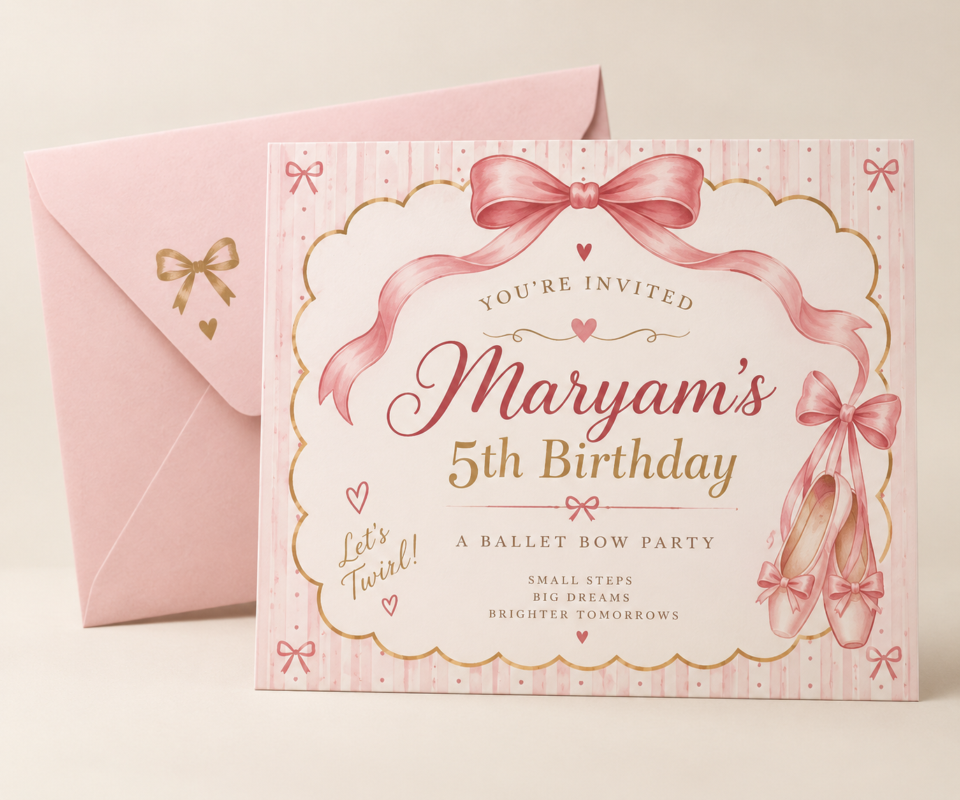 Birthday invitation design